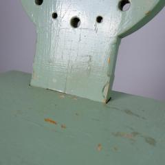 Set of Three Folk Tyrolean Style Chairs in Mind Green Finland c Early 1900s - 4398762