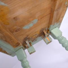 Set of Three Folk Tyrolean Style Chairs in Mind Green Finland c Early 1900s - 4398764