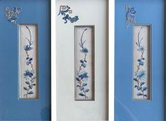 Set of Three Framed Antique Chinese Textiles Qing Dynasty Provenance - 1766649