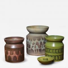 Set of Three Italian 60s ceramic Vases - 4769683