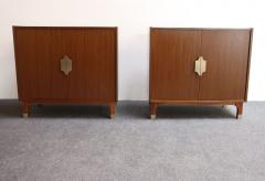 Set of Three Italian Modernist Mahogany Cabinets Chests by Longato Arredamenti - 4008898