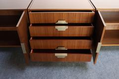 Set of Three Italian Modernist Mahogany Cabinets Chests by Longato Arredamenti - 4008901