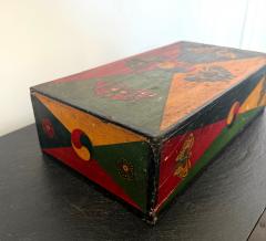 Set of Three Korean Stackable Sewing Box Covered in Hanji Paper - 4303047