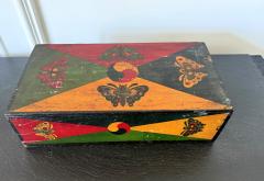 Set of Three Korean Stackable Sewing Box Covered in Hanji Paper - 4303048