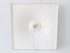 Set of Three Large Mid Century Modern Fiberglass Sconces or Wall Lamps 1970s - 3205542
