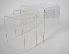 Set of Three Lucite Nesting Tables - 1261472