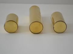 Set of Three Mid Century Brass Candlesticks - 2230527