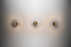 Set of Three Mid Century Brass Wall Fixtures Europe 1960s - 4584439