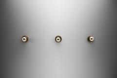 Set of Three Mid Century Brass Wall Fixtures Europe 1960s - 4584440