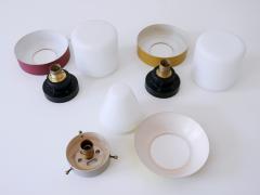 Set of Three Rare Lovely Ceiling Fixtures or Flush Mounts Germany 1960s - 3225448