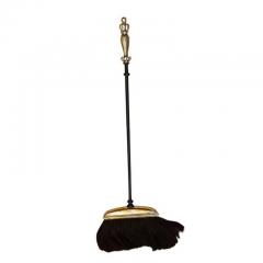Set of Three Silvered Bronze Fire Tools and Marble Stand - 4130574