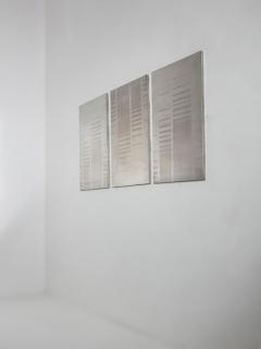 Set of Three Steel Oxidized Wall Panels - 4724957
