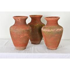 Set of Three Terracotta Pots - 3877291