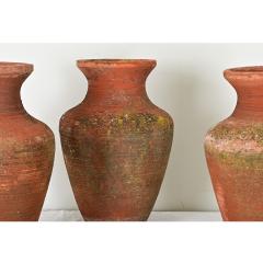 Set of Three Terracotta Pots - 3877312