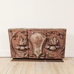 Set of Three Terracotta Tiles U S A circa 1920 - 4346149
