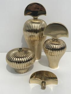 Set of Tree Brass Perfume Bottles - 550554