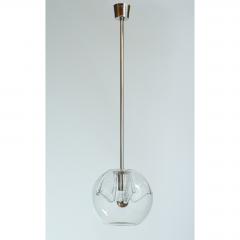 Set of Twelve Blown Glass Clear Pendant Lanterns - 951980