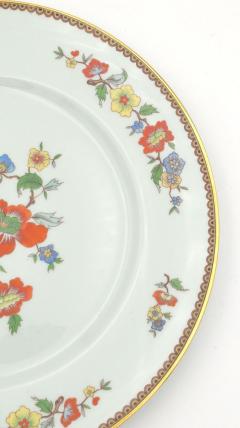 Set of Twelve Limoges Dinner Plates France circa 1970 - 4205322