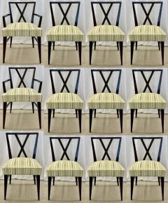 Set of Twelve Mid Century Fully Refinished Dining Chairs - 3567890