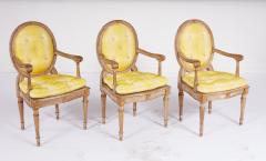 Set of Twelve Painted Italian Armchairs circa 1760 - 4643160