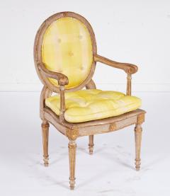 Set of Twelve Painted Italian Armchairs circa 1760 - 4643162