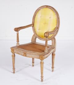Set of Twelve Painted Italian Armchairs circa 1760 - 4643165