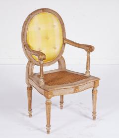 Set of Twelve Painted Italian Armchairs circa 1760 - 4643167
