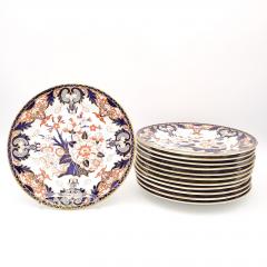 Set of Twelve Royal Crown Derby Plates England circa 1870 - 3531490