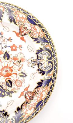 Set of Twelve Royal Crown Derby Plates England circa 1870 - 3531497