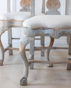Set of Twelve Swedish Rococo Chairs Lindome circa 1760 - 4812284