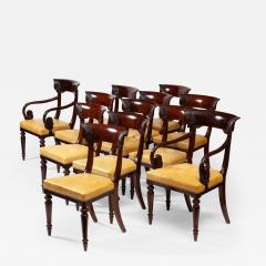 Set of Twelve William IV Dining Chairs - 2833153