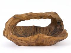 Set of Two Anthroposophical Hand Carved Wood Bowls 1960s - 4527502