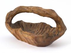 Set of Two Anthroposophical Hand Carved Wood Bowls 1960s - 4527508