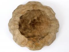 Set of Two Anthroposophical Hand Carved Wood Bowls 1960s - 4527510