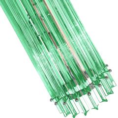 Set of Two Contemporary Green Wather Triedro Murano Glass Wall Sconce - 4303101