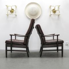 Set of Two Danish Leather Side Chairs - 643963