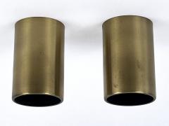 Set of Two Elegant Mid Century Modern Flush Mounts or Spot Lights Germany 1960s - 4541078