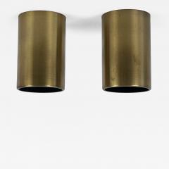 Set of Two Elegant Mid Century Modern Flush Mounts or Spot Lights Germany 1960s - 4544661