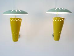 Set of Two Exceptional Large Highly Decorative Sconces or Wall Lamps Germany - 3225479