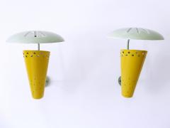 Set of Two Exceptional Large Highly Decorative Sconces or Wall Lamps Germany - 3225480