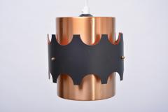 Set of Two German Midcentury Copper Colored Pendant Lights - 2046132