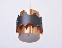 Set of Two German Midcentury Copper Colored Pendant Lights - 2046137