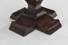 Set of Two Handcrafted Wood Side Tables Europe 1970s - 3577913