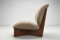 Set of Two Lounge Chairs with Footstools Europe Late 20th Century - 4148952