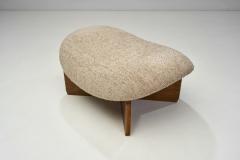 Set of Two Lounge Chairs with Footstools Europe Late 20th Century - 4148972