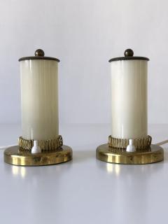 Set of Two Lovely Mid Century Modern Bedside Table Lamps Germany 1950s - 4442030