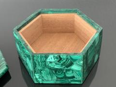 Set of Two Malachite Jewelry Boxes - 966193