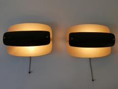 Set of Two Rare Elegant Mid Century Modern Sconces or Wall Lamps Germany 1960s - 3908418