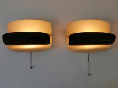 Set of Two Rare Elegant Mid Century Modern Sconces or Wall Lamps Germany 1960s - 3908420