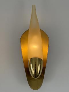 Set of Two Rare Highly Decorative Mid Century Modern Sconces Germany 1950s - 4756668
